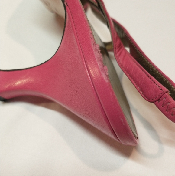Vintage Yves Saint Laurent YSL slingback heels size 7 - Picture 15 of 16